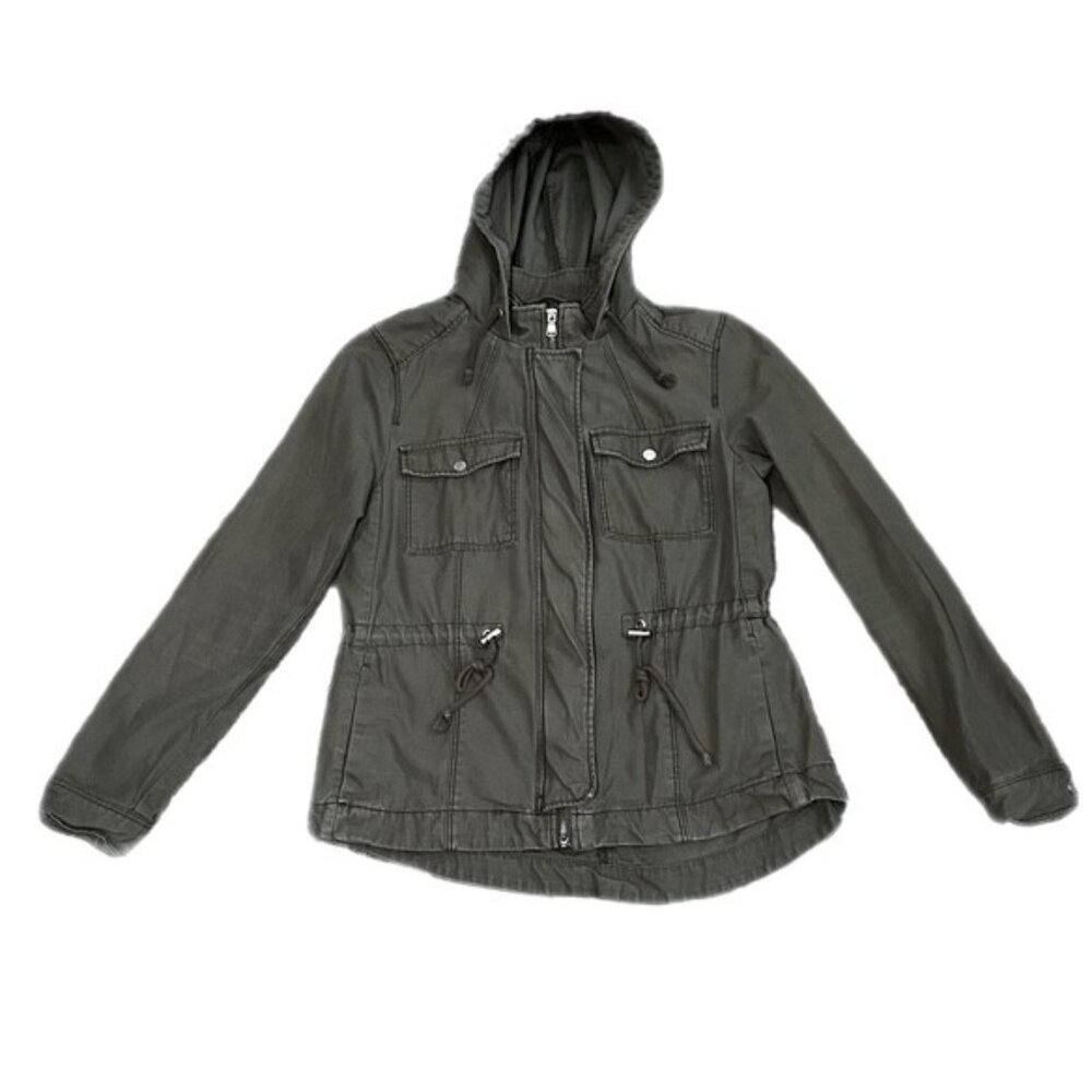 H&M Divided Utility Barn Jacket Army Green Size 8